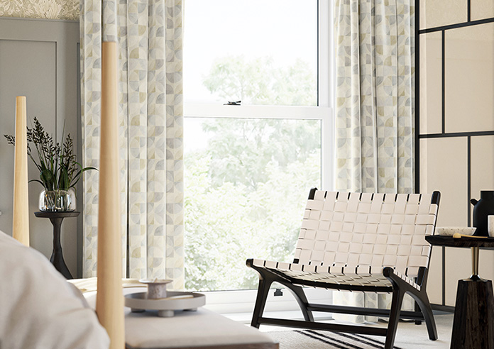 Mosaic Tile, Subdued - Made to Measure Curtains - Image 5